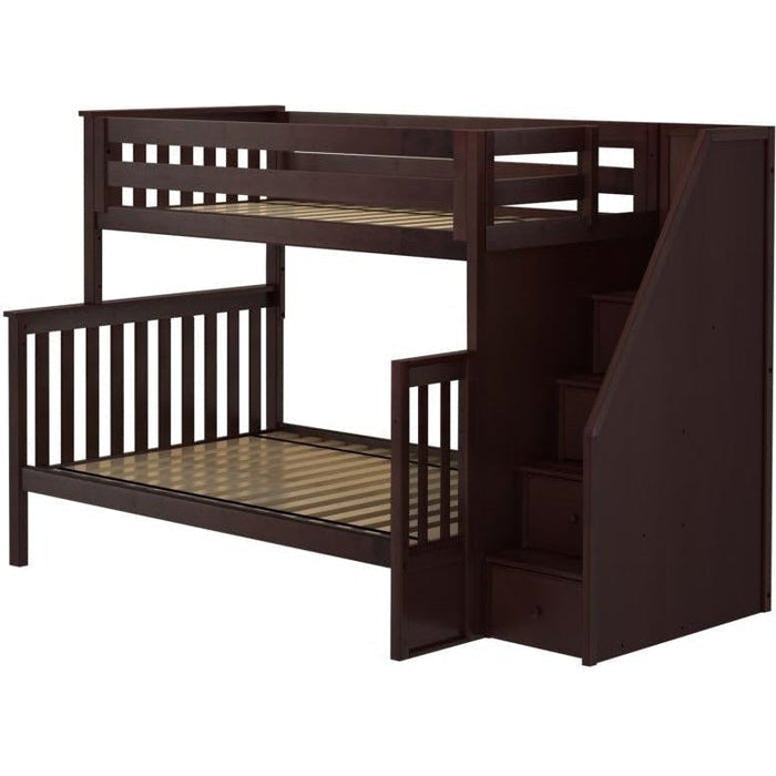 Jackpot Deluxe Newcastle Twin over Full Staircase Bunk