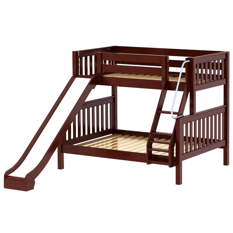 Maxtrix Twin over Full Medium Bunk Bed + Slide