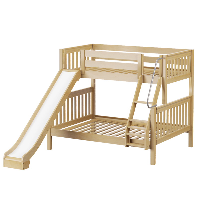 Maxtrix Twin over Full Medium Bunk Bed + Slide