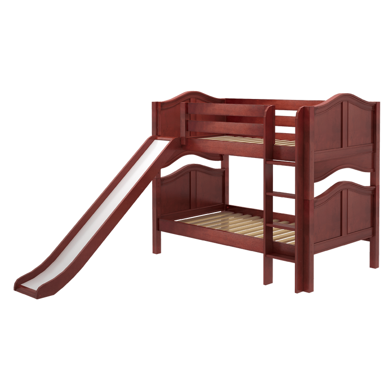 Maxtrix Twin Low Bunk Bed with Slide