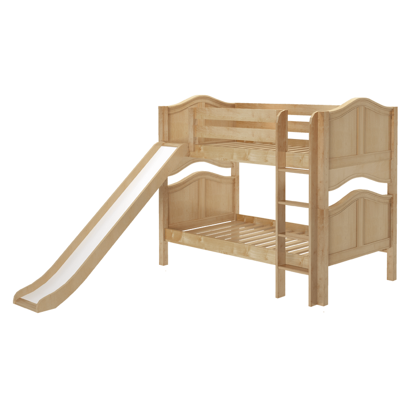 Maxtrix Twin Low Bunk Bed with Slide