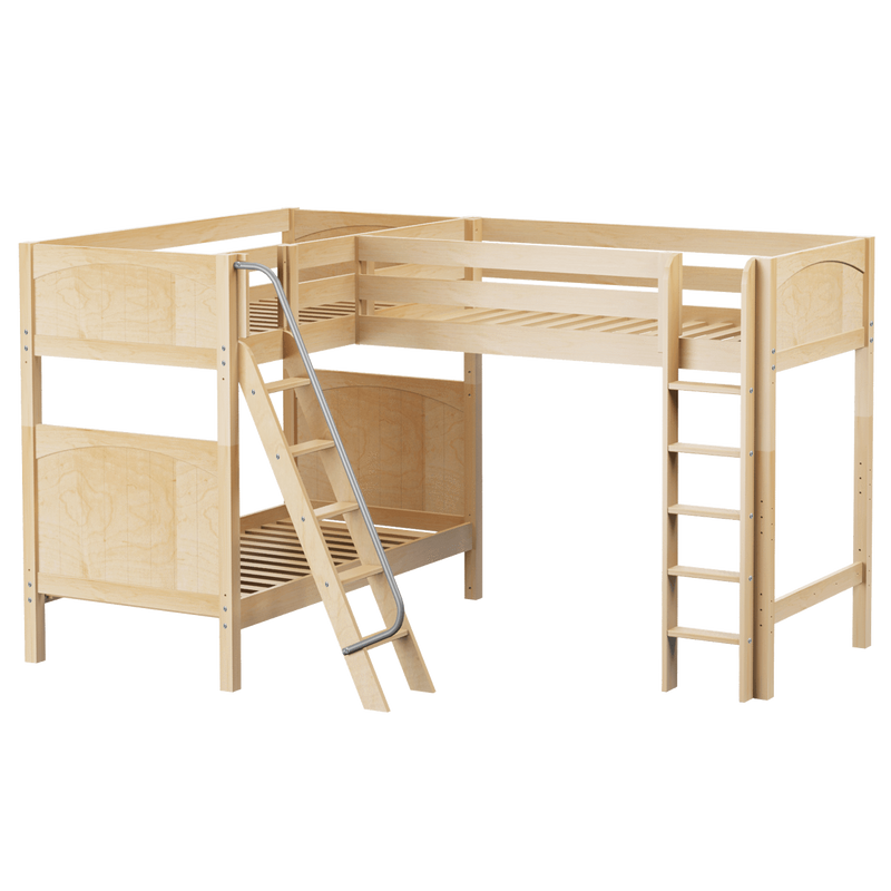 Maxtrix Twin High Corner Loft Bunk Bed