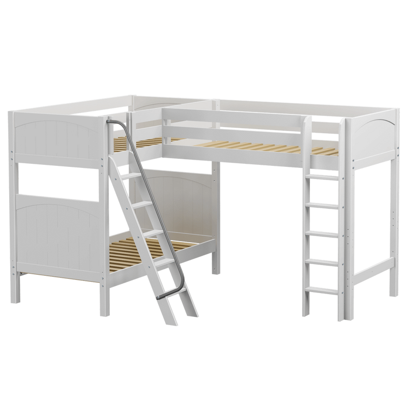 Maxtrix Twin High Corner Loft Bunk Bed