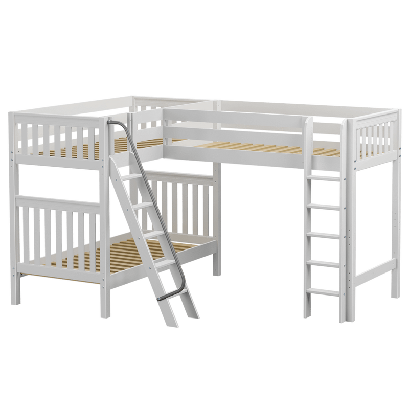 Maxtrix Twin XL High Corner Loft Bunk Bed
