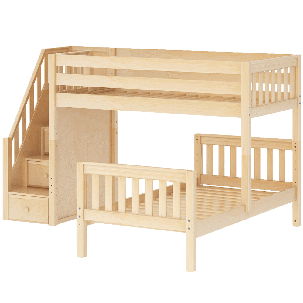 l shaped bunk queen size bunk beds with stairs